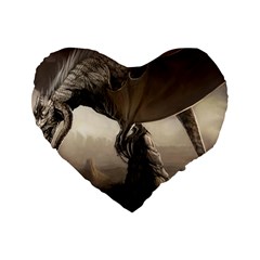 Lord Of The Dragons From Fonebook Standard 16  Premium Flano Heart Shape Cushions by 2853937