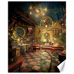 Surreal Steampunk Music Room From Fonebook Canvas 11  X 14  by 2853937
