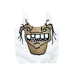 Sketchy Monster Head Drawing Full Print Recycle Bag (s) by dflcprintsclothing
