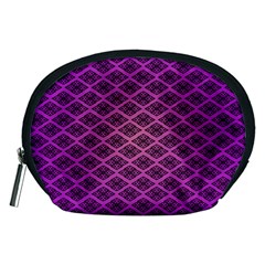 Pattern Texture Geometric Patterns Purple Accessory Pouch (medium)