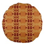 Background Wallpaper Brown Large 18  Premium Flano Round Cushions Front