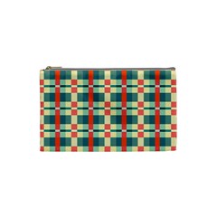 Texture Plaid Cosmetic Bag (small)