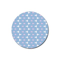 Pattern 3d Rubber Coaster (round) 