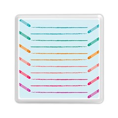 Crayon Background School Paper Memory Card Reader (square) by Dutashop
