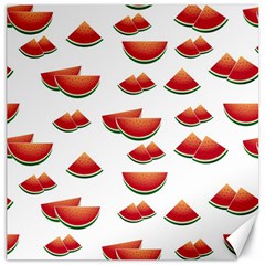 Summer Watermelon Pattern Canvas 20  X 20  by Dutashop