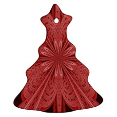 Background Floral Pattern Ornament (christmas Tree) 