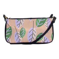 Leaf Pink Shoulder Clutch Bag