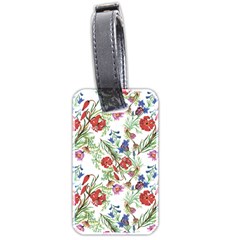 Summer Flowers Pattern Luggage Tag (two Sides) by goljakoff
