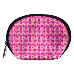 Heart Pink Accessory Pouch (medium)