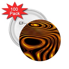 Wave Abstract Lines 2 25  Buttons (100 Pack) 