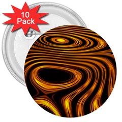Wave Abstract Lines 3  Buttons (10 Pack)  by Dutashop