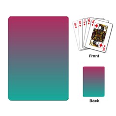 Teal Sangria Playing Cards Single Design (rectangle) by SpangleCustomWear