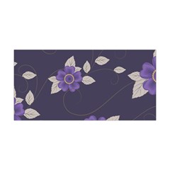 Purple Flowers Yoga Headband by goljakoff