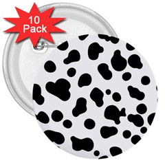Spots 3  Buttons (10 Pack)  by Sobalvarro