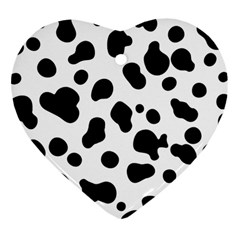 Spots Heart Ornament (two Sides) by Sobalvarro