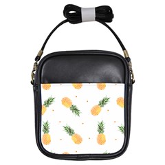 Pineapple Pattern Girls Sling Bag by goljakoff