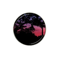Sunset Landscape High Contrast Photo Hat Clip Ball Marker by dflcprintsclothing