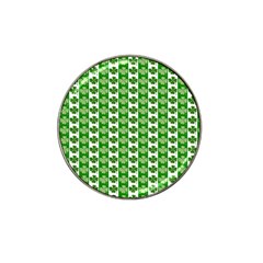 Clover Leaf Shamrock St Patricks Day Hat Clip Ball Marker (10 Pack)
