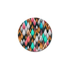 Abstract Triangle Tree Golf Ball Marker (10 Pack)