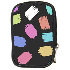 Many Colors Pattern Seamless Compact Camera Leather Case