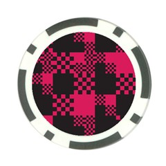 Cube Square Block Shape Poker Chip Card Guard