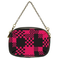 Cube Square Block Shape Chain Purse (two Sides)