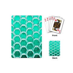 Hexagon Windows Playing Cards Single Design (mini) by essentialimage365