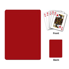 Color Firebrick Playing Cards Single Design (rectangle) by Kultjers