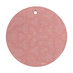 Denimeffetcolorroseclair165 Round Ornament (two Sides) by kcreatif