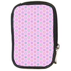 Hexagonal Pattern Unidirectional Compact Camera Leather Case