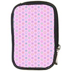 Hexagonal Pattern Unidirectional Compact Camera Leather Case Front