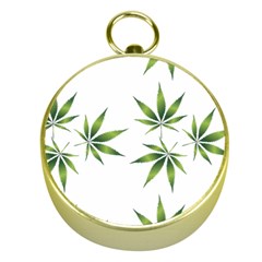 Cannabis Curative Cut Out Drug Gold Compasses by Dutashop
