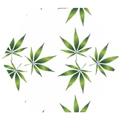 Cannabis Curative Cut Out Drug Wooden Puzzle Hexagon by Dutashop