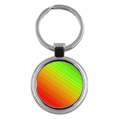 Orange Green Gradient Hunter Key Chain (round)