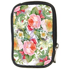 Garden Flowers Compact Camera Leather Case by goljakoff