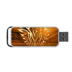 Pheonix Rising Portable Usb Flash (one Side) by icarusismartdesigns