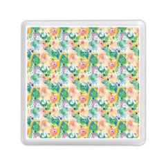 Water Color Floral Pattern Memory Card Reader (square) by designsbymallika