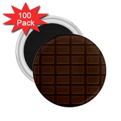 Milk Chocolate 2 25  Magnets (100 Pack)  by goljakoff