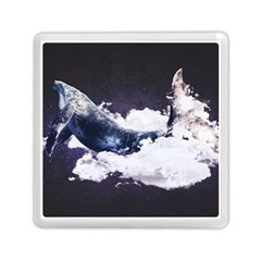 Blue Whale Dream Memory Card Reader (square) by goljakoff