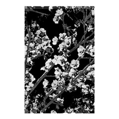 Fleurs De Cerisier Noir & Blanc Shower Curtain 48  X 72  (small)  by kcreatif