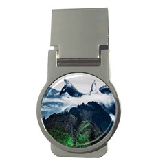 Whales Peak Money Clips (round)  by goljakoff