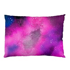 Purple Space Paint Pillow Case by goljakoff