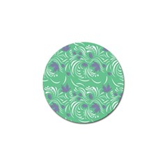 Folk Floral Pattern  Abstract Flowers Print  Seamless Pattern Golf Ball Marker (4 Pack) by Eskimos