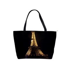 Tour Eiffel Paris Nuit Classic Shoulder Handbag by kcreatif