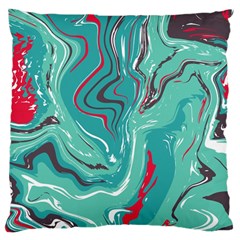 Vector Vivid Marble Pattern 2 Large Cushion Case (one Side) by goljakoff