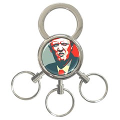 Trump Nope 3-ring Key Chain by goljakoff