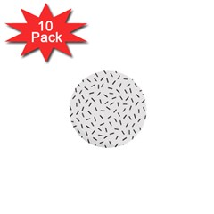 Rain  1  Mini Buttons (10 Pack)  by Sobalvarro