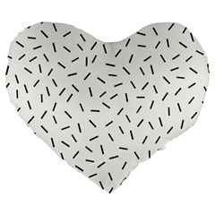 Rain  Large 19  Premium Heart Shape Cushions by Sobalvarro