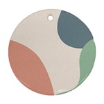 Abstract shapes  Round Ornament (Two Sides) Front