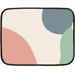 Abstract Shapes  Fleece Blanket (mini) by Sobalvarro
